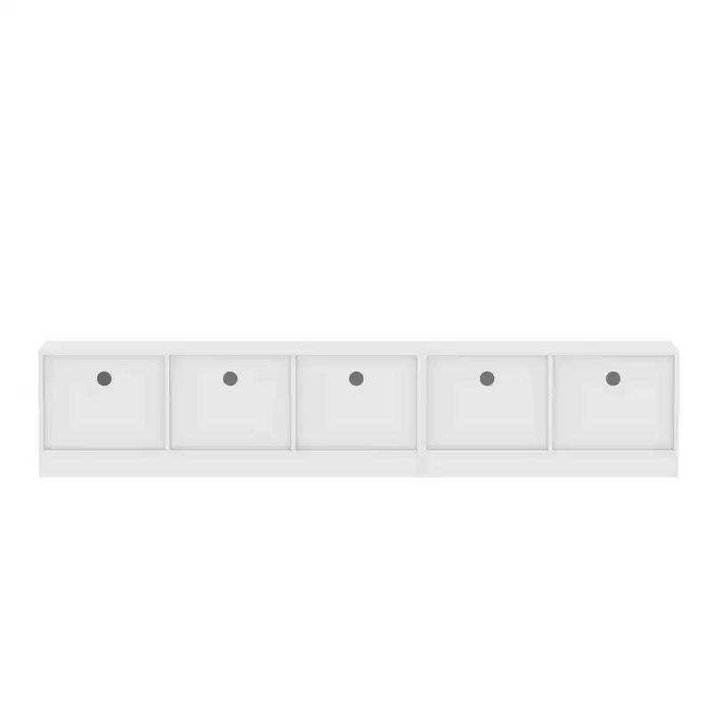 Minimalist Design White TV Stand & Media Console – Sleek Lines, Multi-Compartment & Sturdy Build