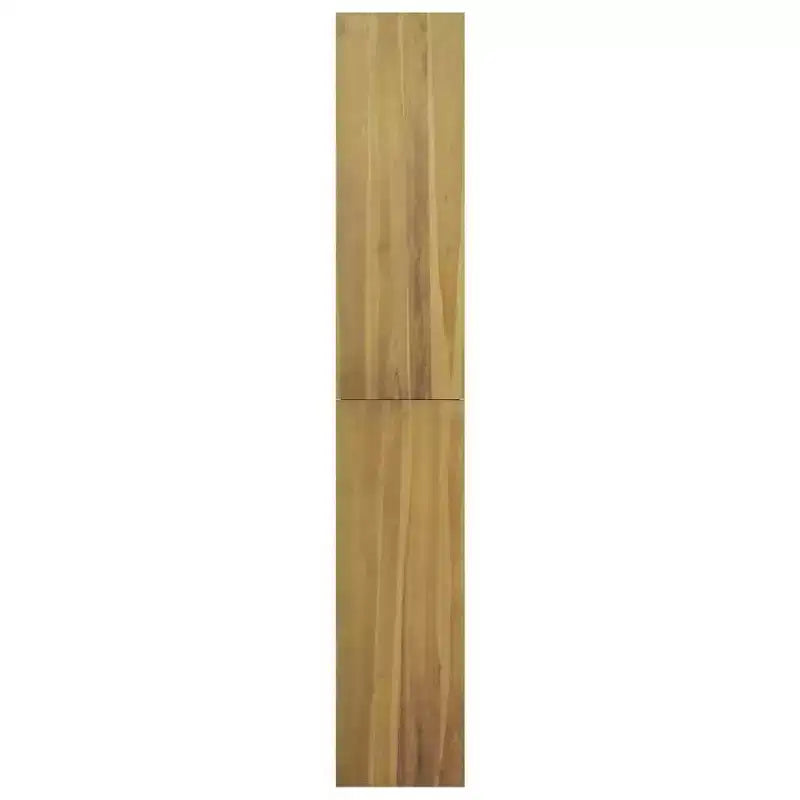 Solid Teak Wood Book Cabinet with Natural Finish - Multifunctional Bookshelf and TV Stand