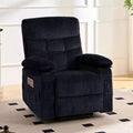 Mjkone Large Size Velvet Power Lift Recliners Chair With Lumbar Heating And 8-Point Vibration Massage,Armchair For Elderly