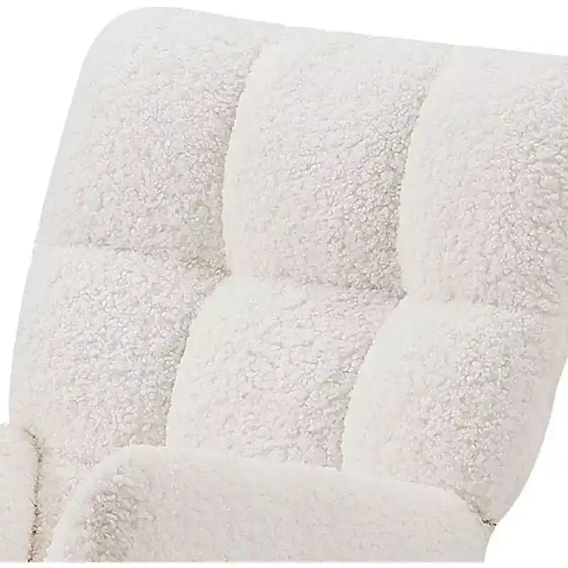 Rocking Chair Ergonomic Lounge Recliner with High Backrest and Armrests, Upholstered Single Sofa for Living Room Bedroom Nursery