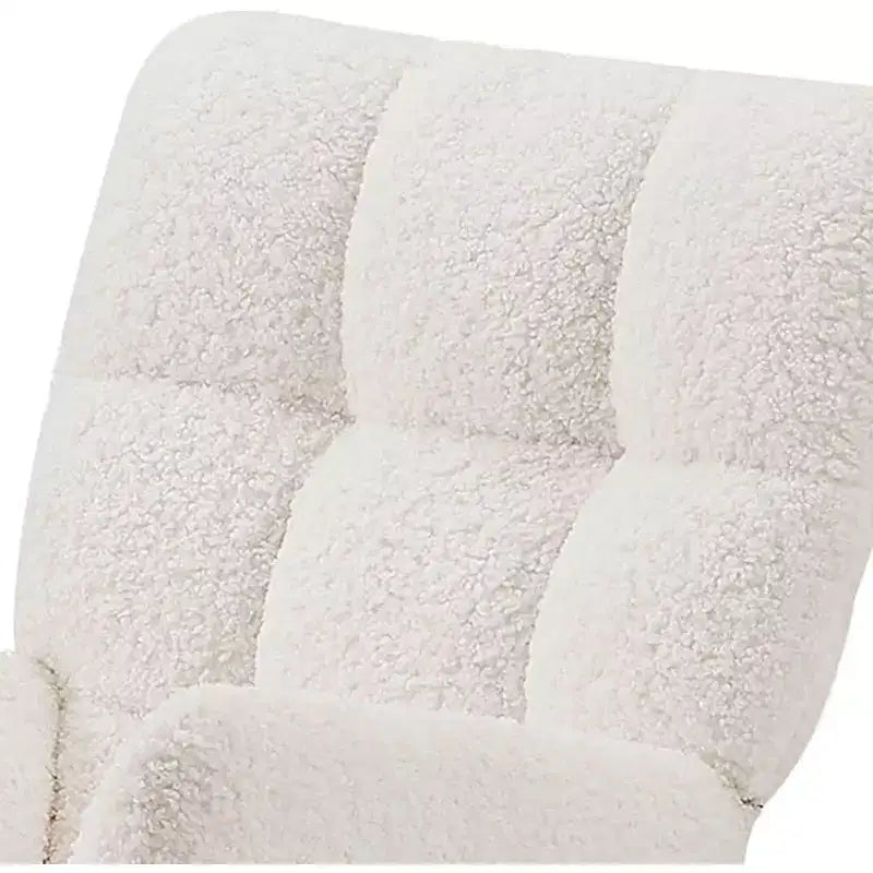 Rocking Chair Ergonomic Lounge Recliner with High Backrest and Armrests, Upholstered Single Sofa for Living Room Bedroom Nursery