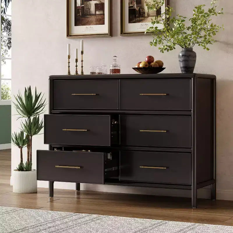Christopher Knight Home Citlali 48'' Vintage Acacia Wood Storage Cabinet with 6 Drawers