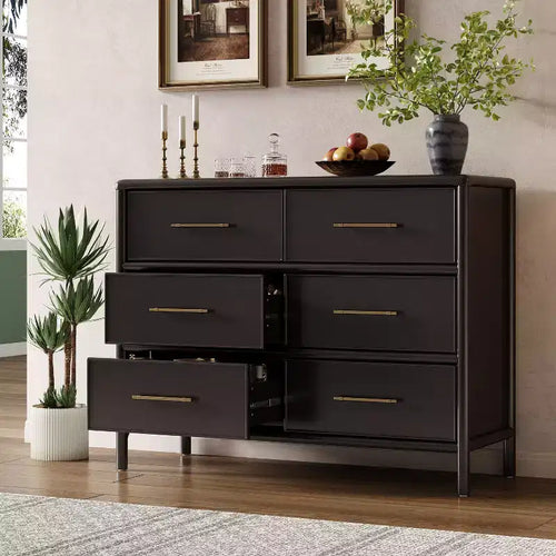 Christopher Knight Home Citlali 48'' Vintage Acacia Wood Storage Cabinet with 6 Drawers