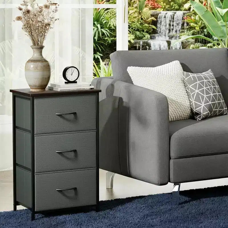 Small 5-Drawer Dresser with Removable Fabric Baskets