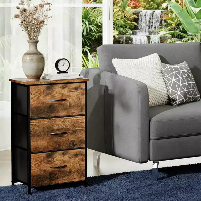 Small 5-Drawer Dresser with Removable Fabric Baskets