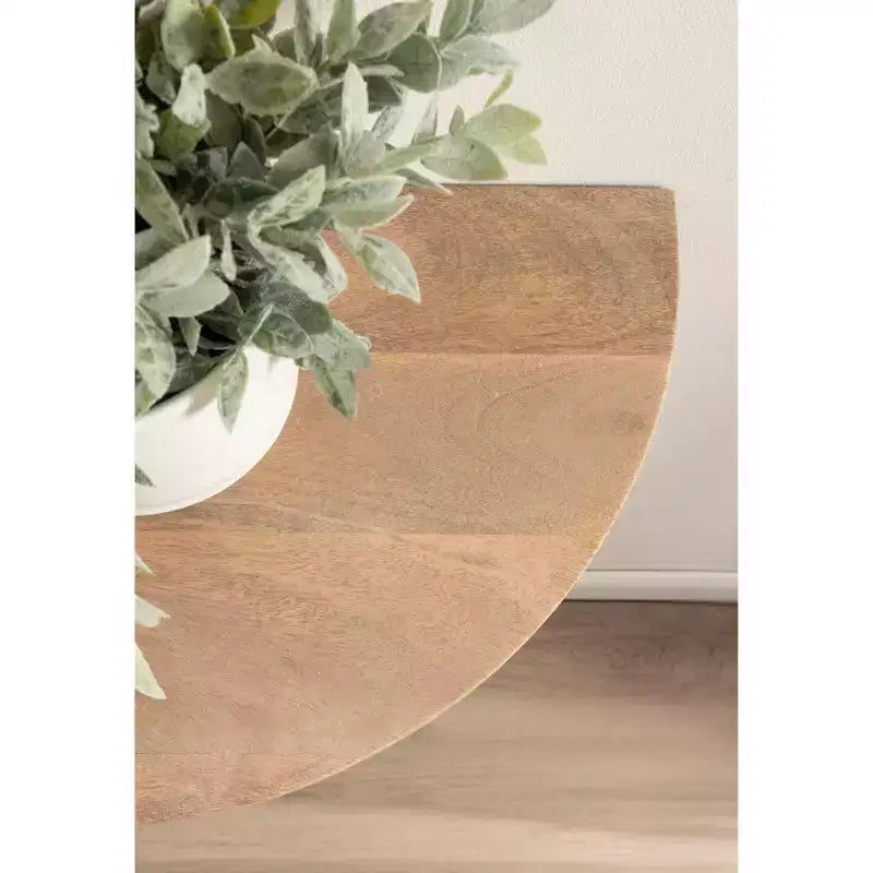 Ribbed Floating Side Table, 20x11x6, Natural