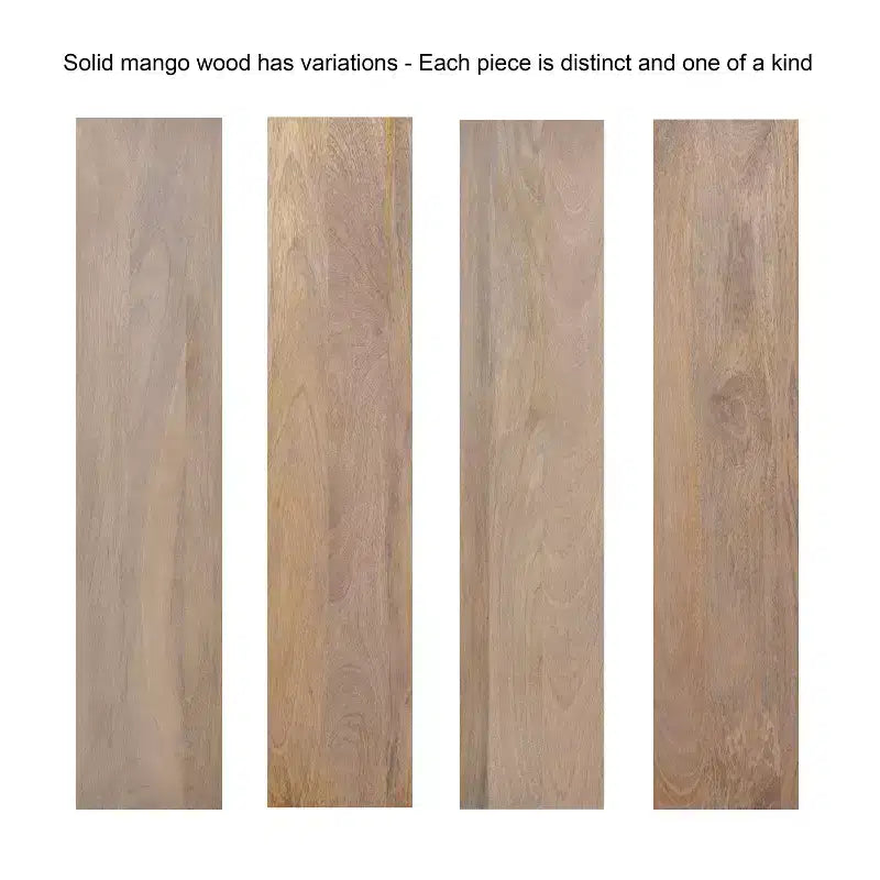 Ribbed Floating Side Table, 20x11x6, Natural