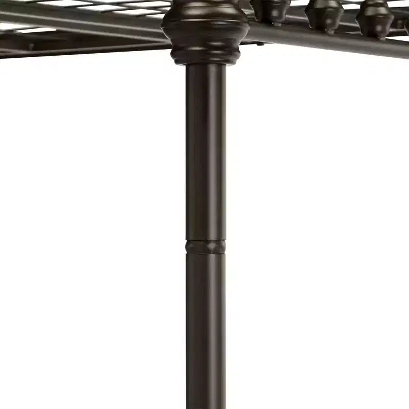 Metal Bunk Bed - Black
