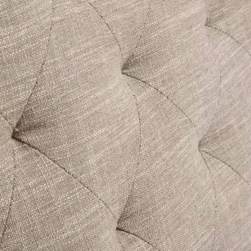 Swivel Chair - Cream: Comfortable Living Room Seating, Tufted Back, No Assembly Required