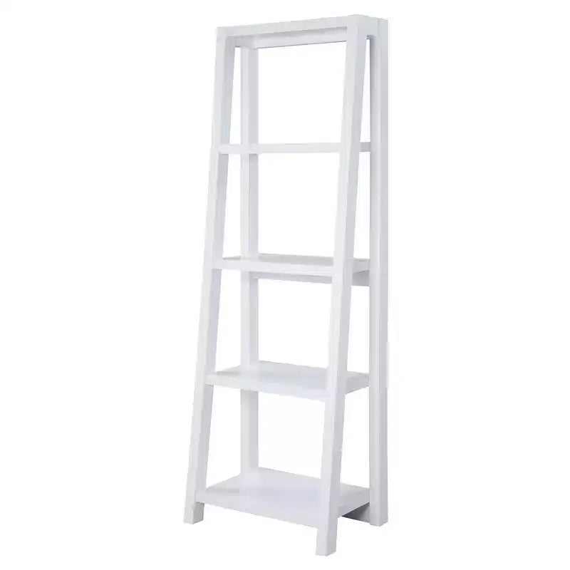 63.25" Newport Lilly Bookcase White - Breighton Home