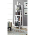 63.25" 5-Tier Bookcase White