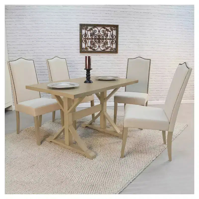 48" Trestle Dining Table