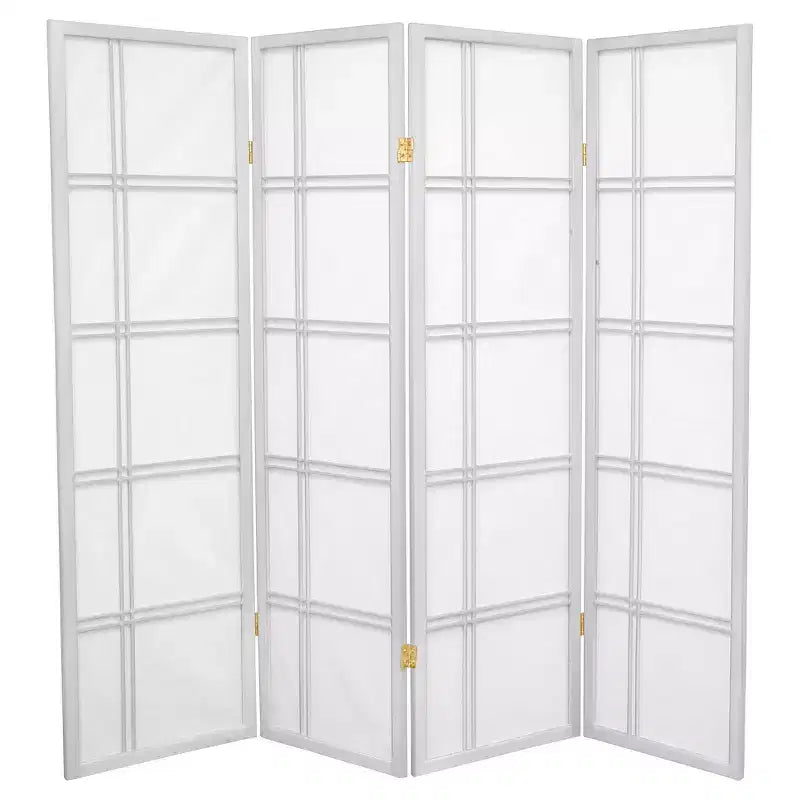 5 ft. Tall Double Cross Shoji Screen (4 Panels)
