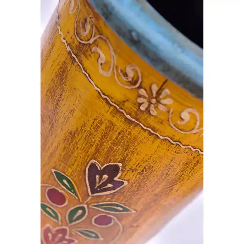 Handpainted Solid Wood Umbrella Stand