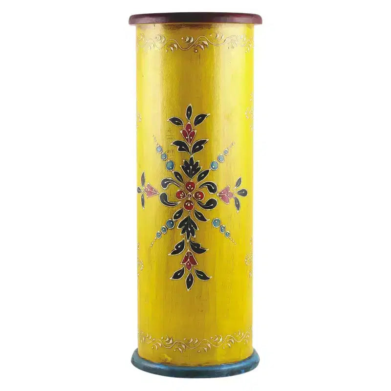 Handpainted Solid Wood Umbrella Stand