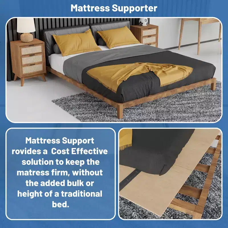 Foldable Box Spring Bunkie Board and Bed Support Board for Day Bed, Trundle Bed, Bunk Bed