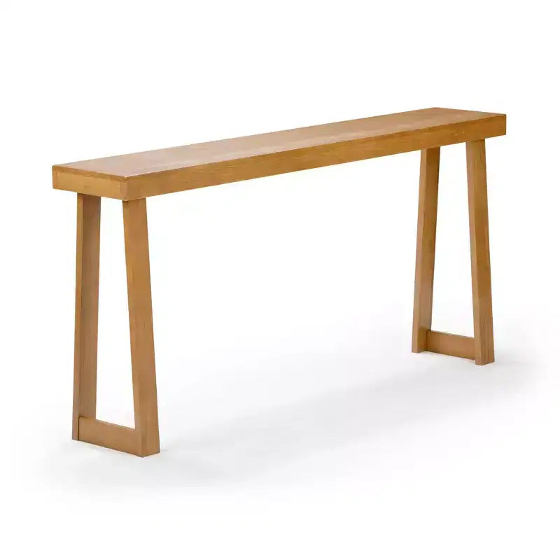 Solid Wood 66" Console Table, Entryway Table, Narrow Foyer Table