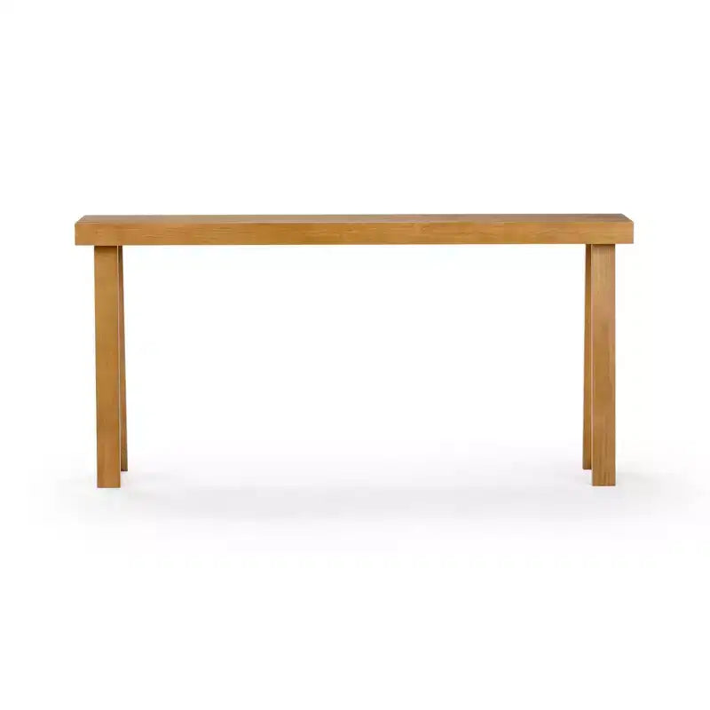 Solid Wood 66" Console Table, Entryway Table, Narrow Foyer Table