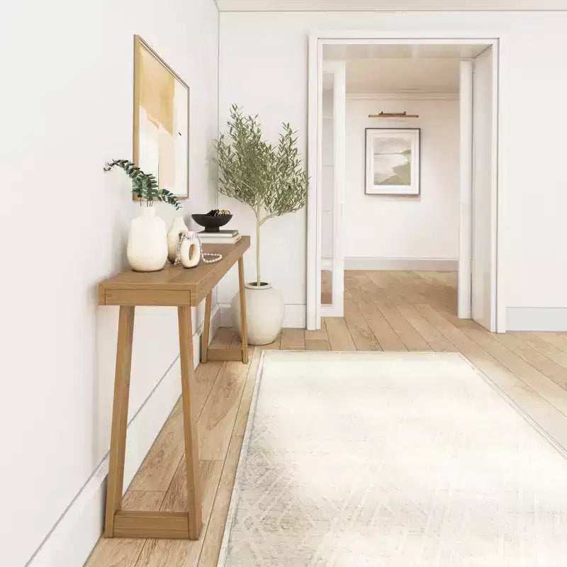 Solid Wood 66" Console Table, Entryway Table, Narrow Foyer Table