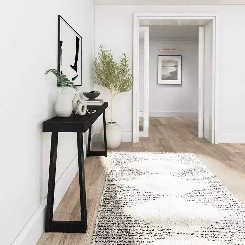 Solid Wood 66" Console Table, Entryway Table, Narrow Foyer Table