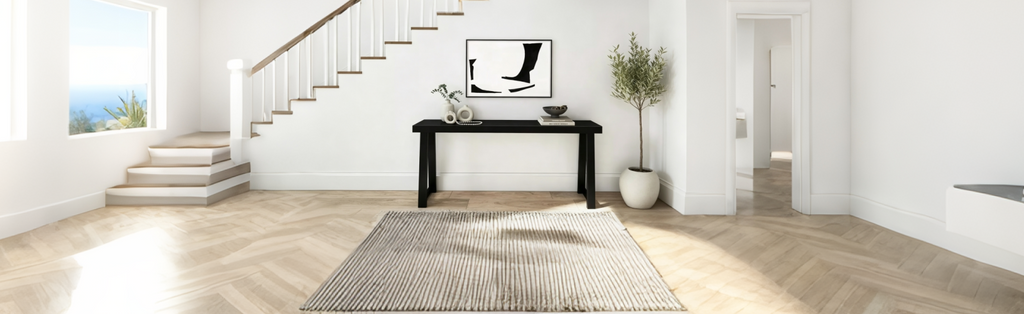 Solid Wood 66" Console Table, Entryway Table, Narrow Foyer Table